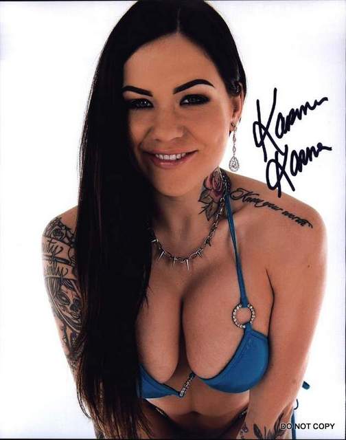 Karmen Karma Autographed Model RP X Photo RP EBay